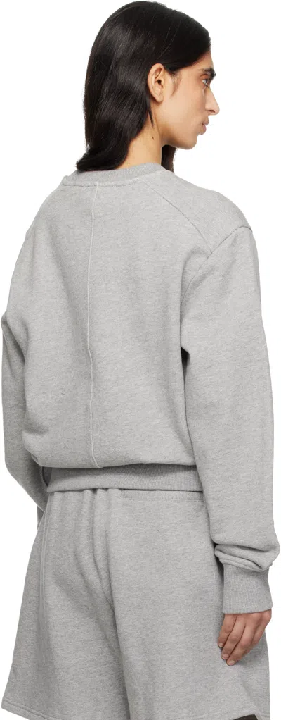 Entire Studios Gray Pod Crew Sweatshirt In Gray