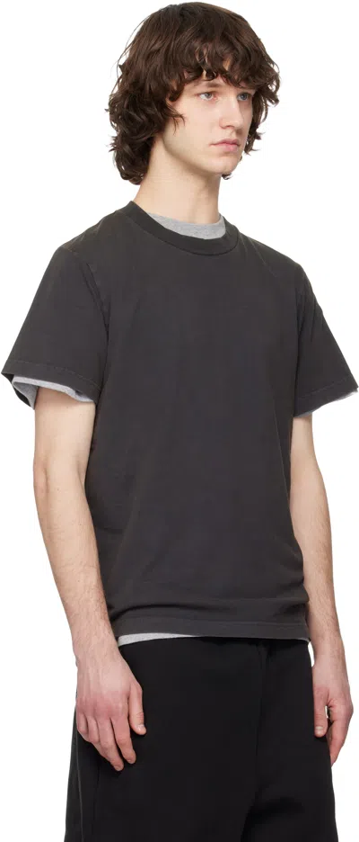Entire Studios Black Standard T-shirt In Black