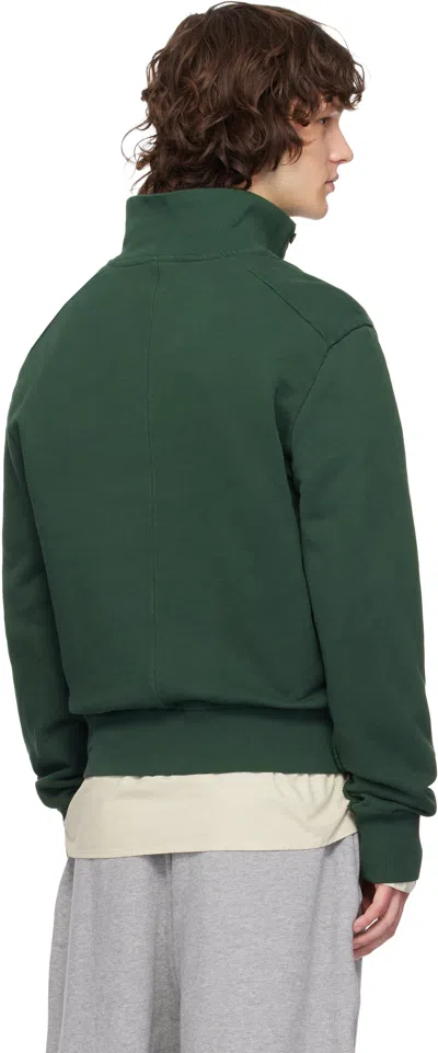 Entire Studios Green Port Pullover Sweatshirt In Green