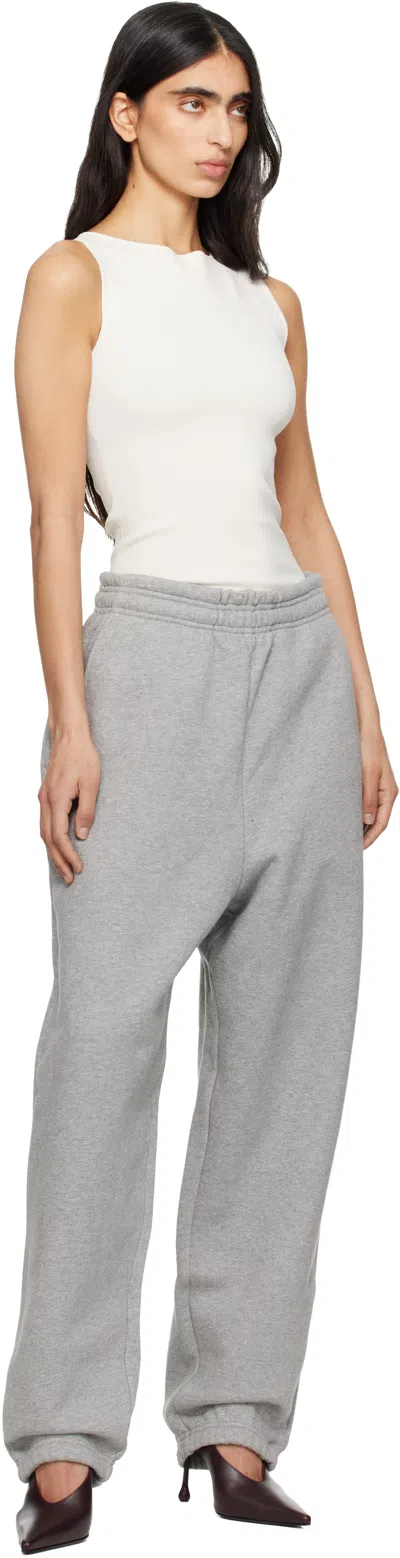 Entire Studios Gray Standard Sweatpants In Gray