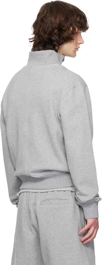 Entire Studios Gray Port Pullover Sweatshirt In Gray