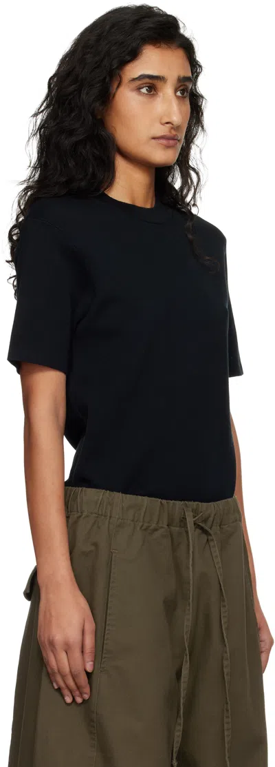 Entire Studios Cotton T-shirt In Black