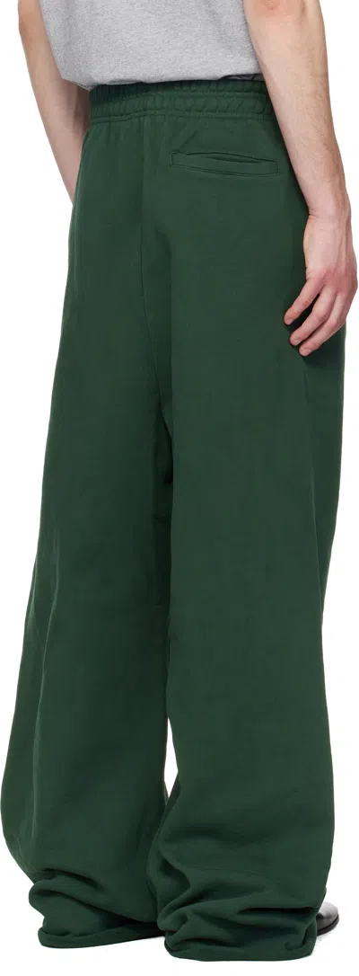 Entire Studios Green Full Sweatpants In Green