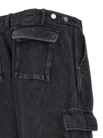 Coperni Women Tailored Wide Leg Cargo Pants In Black
