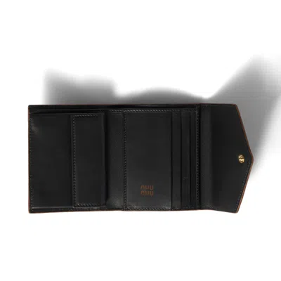 Miu Miu Small Leather Wallet In Multi