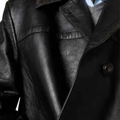 Miu Miu Leather Jacket In Black