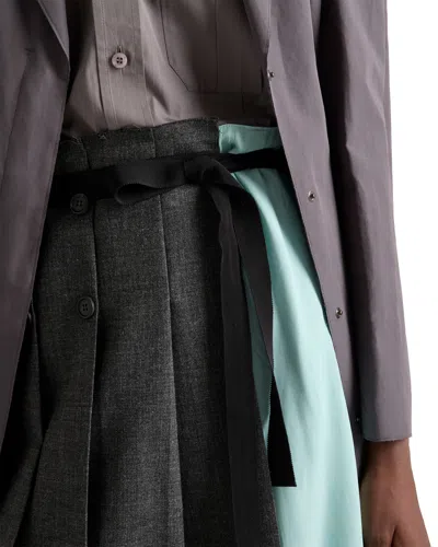 Prada Rock Aus Patchworkstoff Mit Rush-stich In Multi