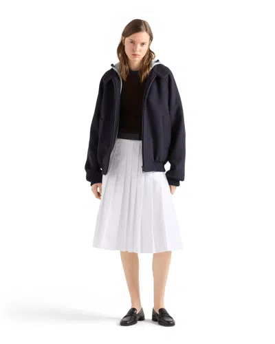 Prada Rundhalspullover Aus Kaschmir In Brown