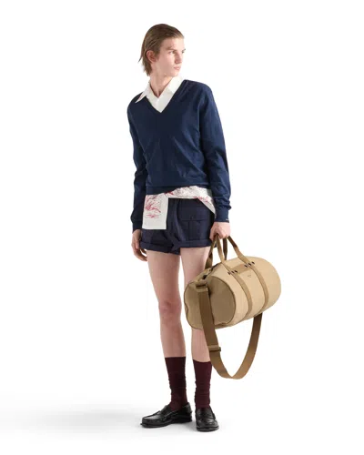 Prada Weekender Aus Canvas