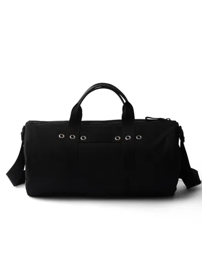 Prada Weekender Aus Canvas In Black