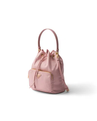 Prada Re-nylon Triangle-logo Drawstring Bucket Bag