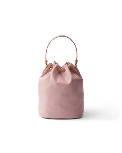 Prada Re-nylon Triangle-logo Drawstring Bucket Bag