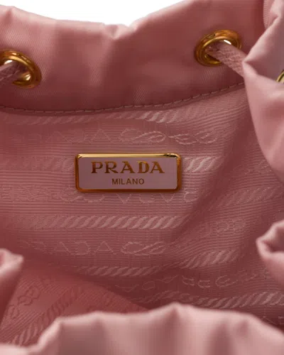 Prada Re-nylon Triangle-logo Drawstring Bucket Bag
