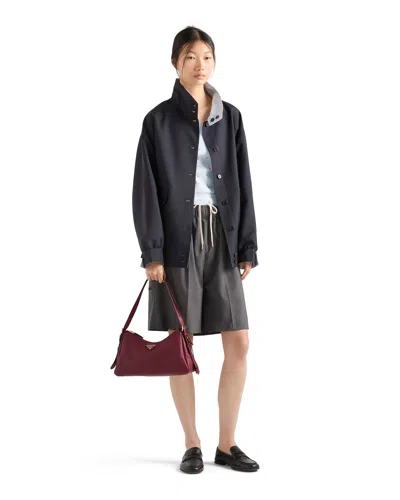 Prada Aimee Medium Leather Shoulder Bag