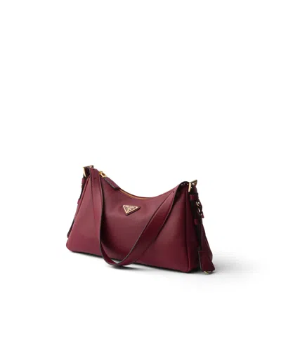 Prada Aimee Medium Leather Shoulder Bag