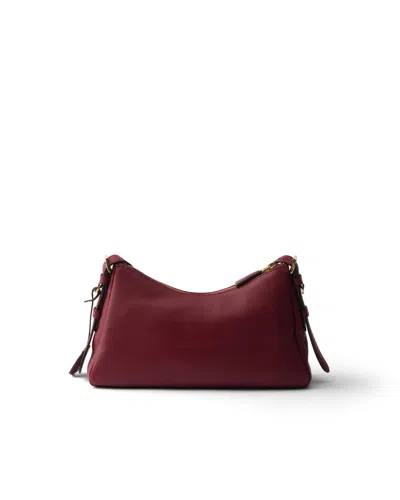 Prada Aimee Medium Leather Shoulder Bag