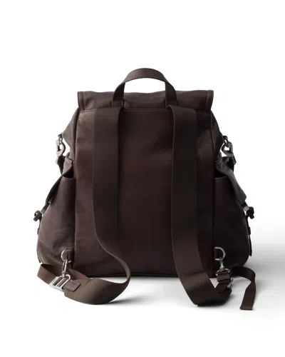 Prada Explore Leather Backpack