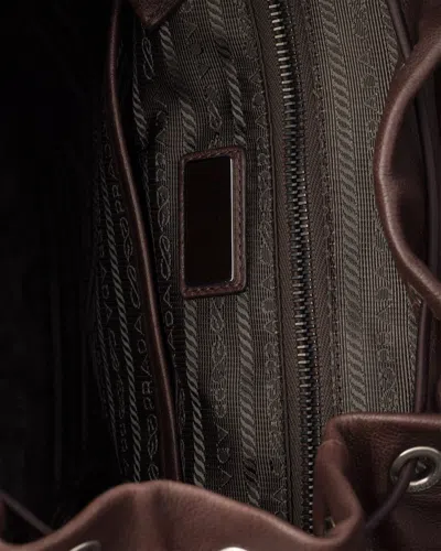 Prada Explore Leather Backpack