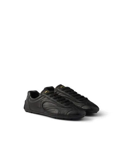 Prada Black Suede And Re Nylon Montecarlo Re Edition 2005 Sneakers In Multi