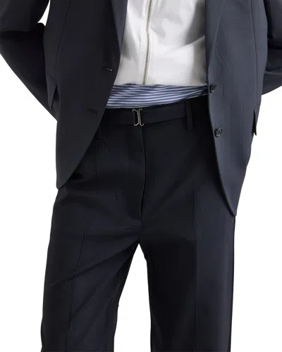 Prada Light Wool Pants In Black