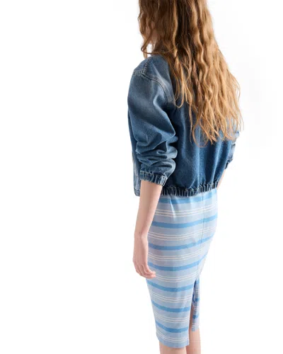 Prada Denim Jacket In Blue