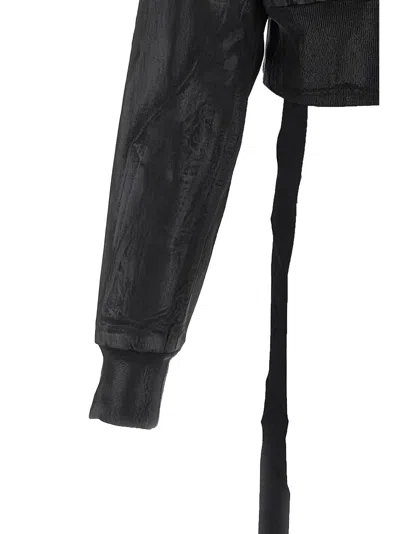 Drkshdw Flight Bomber Jacket In Black