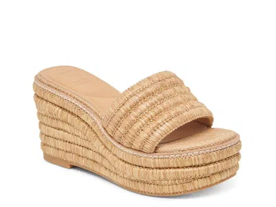 Dolce Vita Throne Platform Sandal In Brown