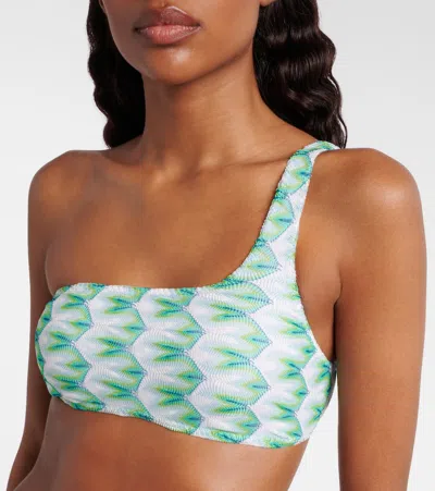 Missoni Patterned Swimsuit In Green