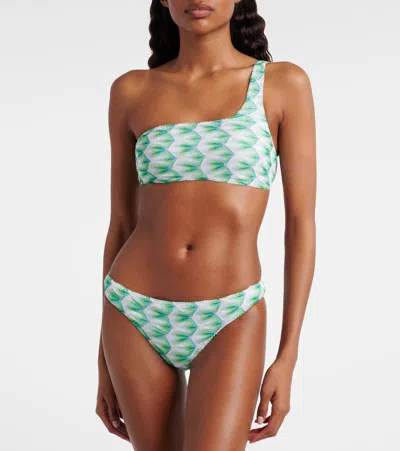 Missoni Patterned Swimsuit In Green