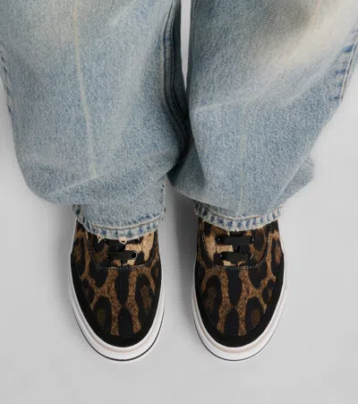 Dolce & Gabbana Leonew Sneaker In Animal Print