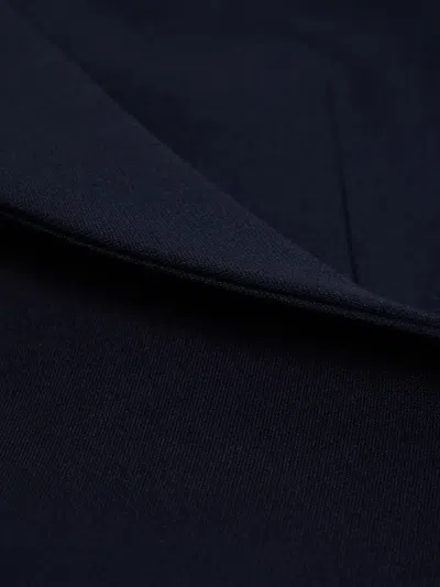 Veronica Beard Asymmetric Button Blazer In Blue