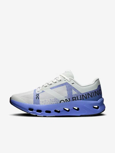 On Running Kids Cloudsurfer Trainers In Blue