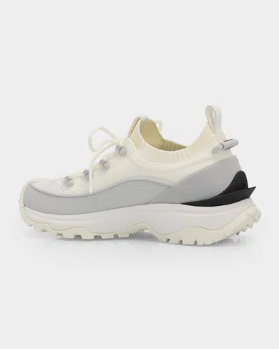 Moncler Trail Lite Three Sneaker Pull Tab Collar In Multi