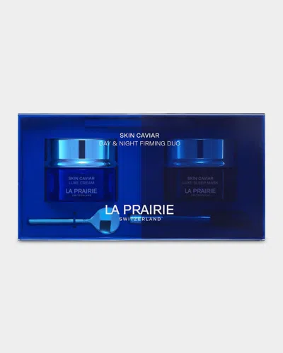 La Prairie Skin Caviar Day & Night Firming Duo Set In Transparent
