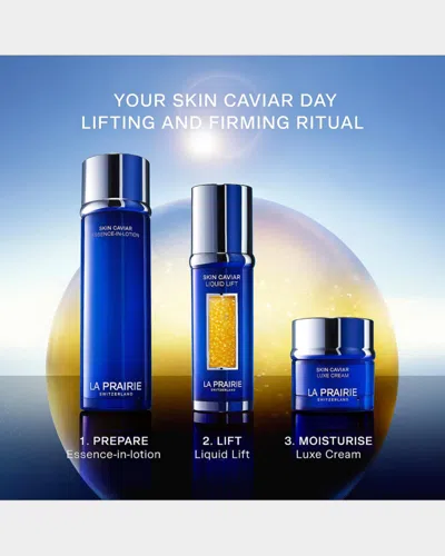 La Prairie Skin Caviar Day & Night Firming Duo Set In Transparent