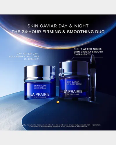 La Prairie Skin Caviar Day & Night Firming Duo Set In Transparent