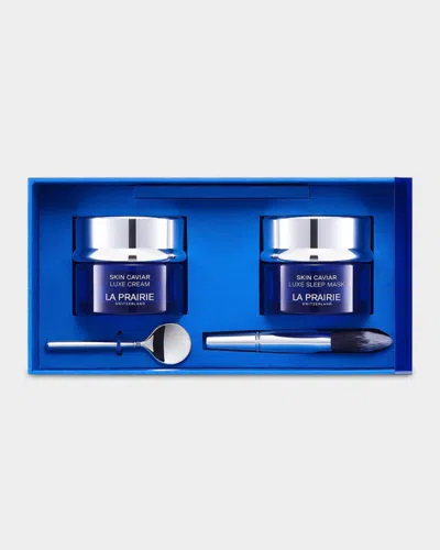 La Prairie Skin Caviar Day & Night Firming Duo Set In Transparent