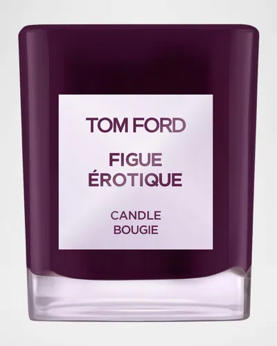 Tom Ford Figue Erotique Candle 6.3 Oz. In Purple
