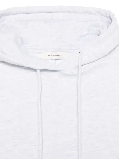 Entire Studios Kangaroo-pocket Hoodie In White