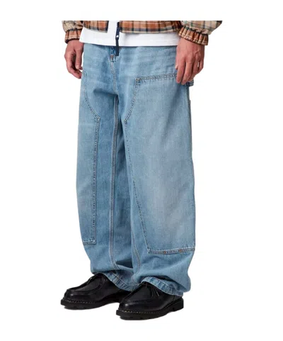 Carhartt Light Blue Relaxed Jeans In Blue