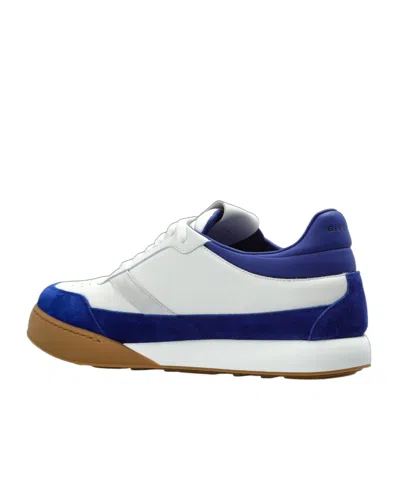 Givenchy Low Profile Sneakers Rubber Sole Suede Panels In Blue