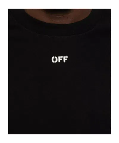 Off-white Chain Arrow T-shirt In Black