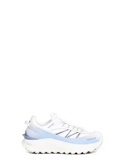 Moncler Trailgrip Sneakers In Technical Fabric And Mesh With Side Lettering Logo In Multi