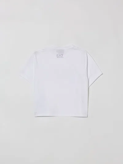 Ea7 T-shirt Kids  In White