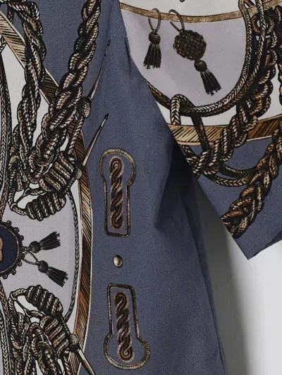 Dolce & Gabbana Cargo-print Poplin Shirt In Multi