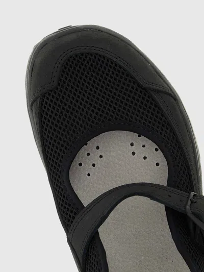 Salomon Rx Marie-jeanne Rubber-trimmed Mesh Sandals In Black