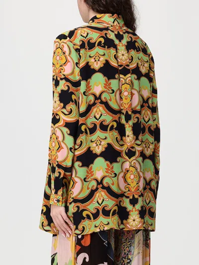 Etro Print Buttoned Shirt In Black