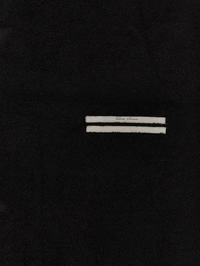 Rick Owens Pattern Beach Towel In Black