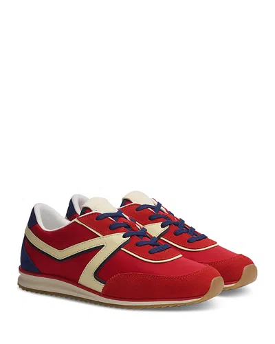Rag & Bone Multicolor Retro Trainer Sneakers In Red