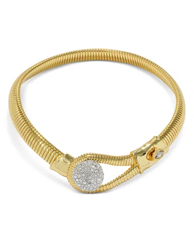 Alexis Bittar Women's Solanales 14k-gold-plated, Rhodium-plated & Crystal Pebble Collar Necklace